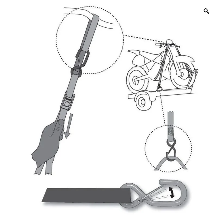 CORREA STRAP TIE DOWN 25MM