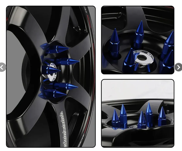 Kit De 20 Tuercas Pico 12*1.5 Blox, Azul