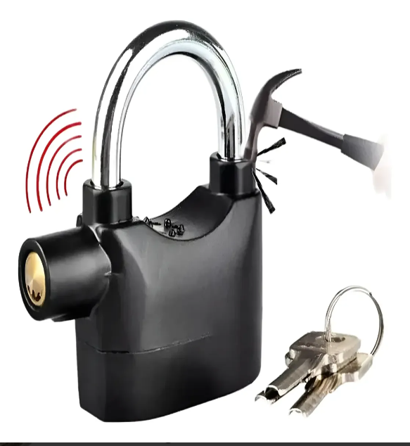 Candado Pesado Alarma Sensor Inteligente Digital Moto Bici