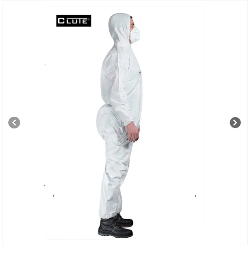CLUTE | Traje Buzo Desechable Macroguard Profesional Clute talla XL