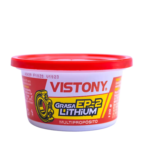 Grasa Multiproposito Litio Ep-2 Roja 210gr - Vistony