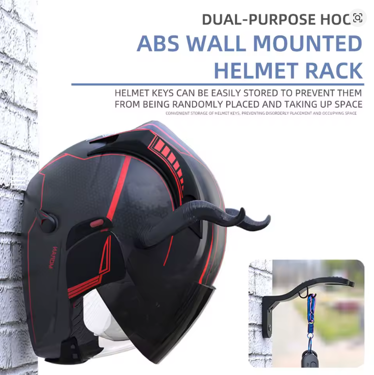 Soporte Colgante Para Casco De Moto