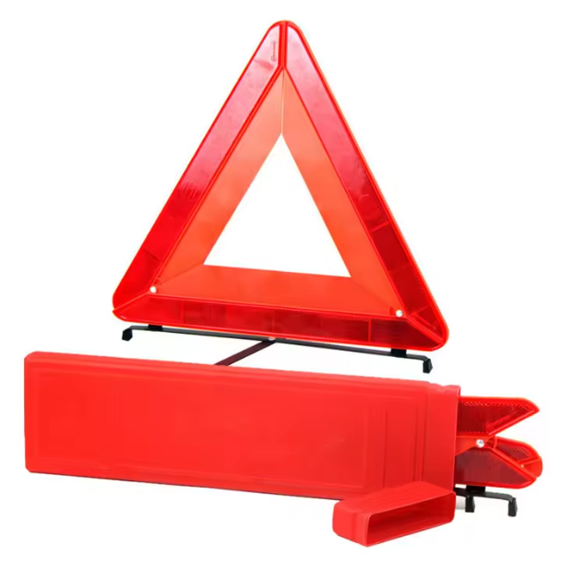 Triangulo De Seguridad Vial Reflectivo Plegable Auto Moto