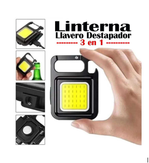 Llavero con luz recargable