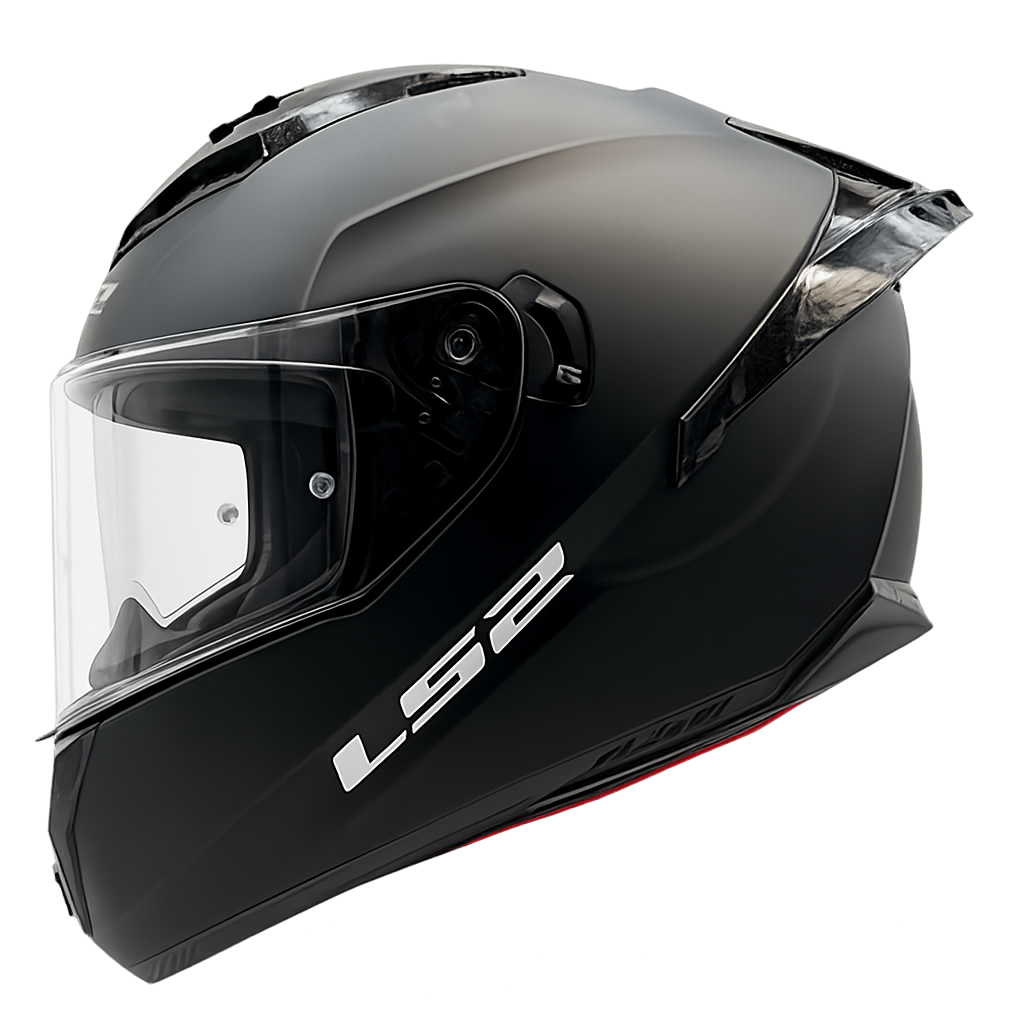 CASCO LS2 FF806 FUSION NEGRO MATE / VISOR TRANSPARENTE