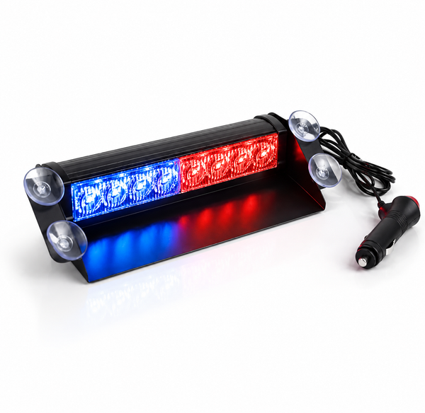 Luz Policial 8 Led Para Autos, Camionetas, Motos Circulina